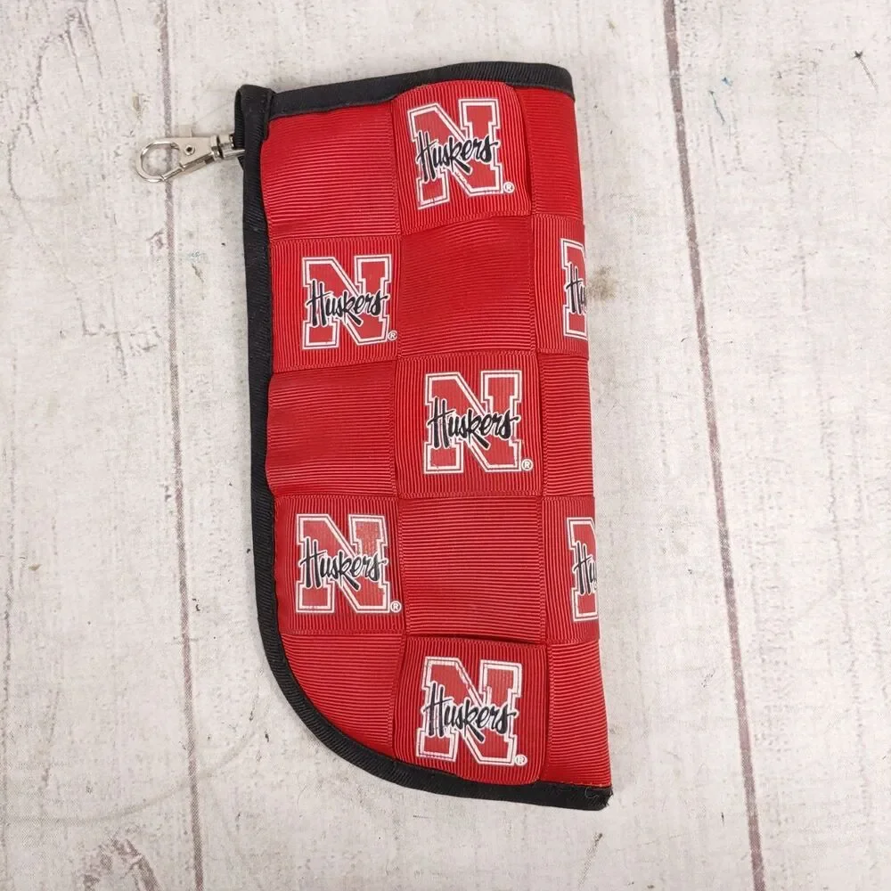 SCRATCHED - Jax NEBRASKA Cornhuskers Sunglasses - RED Made in Italy COLLEGE